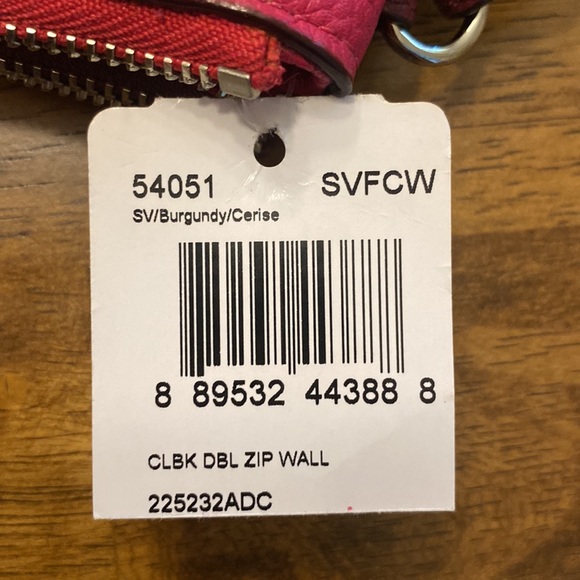 Coach Double Zip Wristlet Wallet - Picture 7 of 8